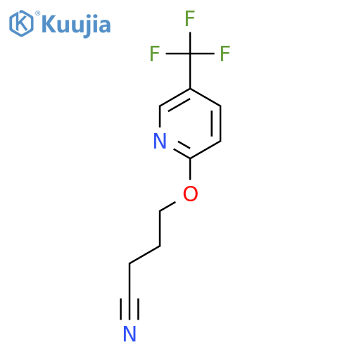 BUTANENITRILE, 4-[[5-(TRIFLUOROMETHYL)-2-PYRIDINYL]OXY]- structure