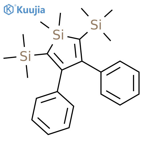 1,1-DIMETHYL-3,4-DIPHENYL-2,5-BIS-TRIMETHYLSILANYL-1H-SILOLE structure
