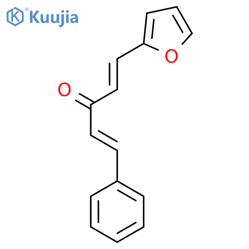 1-(furan-2-yl)-5-phenylpenta-1,4-dien-3-one structure
