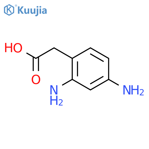 2-(2,4-Diaminophenyl)acetic acid structure