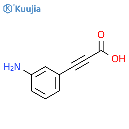3-(3-Aminophenyl)prop-2-ynoic acid structure
