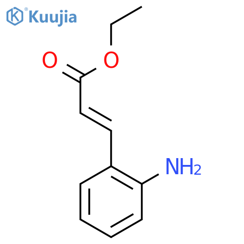 Ethyl 3-(2-aminophenyl)acrylate structure