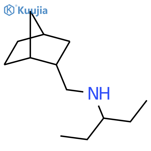 Bicyclo[2.2.1]heptane-2-methanamine,N-(1-ethylpropyl)- structure