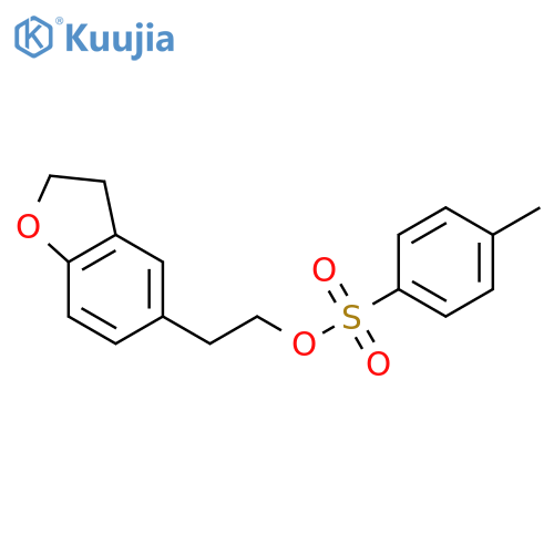 2-(2,3-Dihydrobenzofuran-5-yl)ethyl4-methylbenzenesulfonate structure