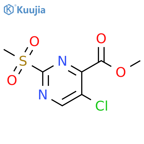 methyl 5-chloro-2-methanesulfonylpyrimidine-4-carboxylate structure