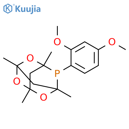 2,4,6-Trioxa-8-phosphatricyclo[3.3.1.13,7]decane, 8-(2,4-dimethoxyphenyl)-1,3,5,7-tetramethyl- structure