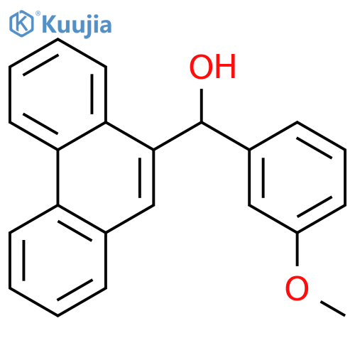 (3-Methoxyphenyl)(phenanthren-9-yl)methanol structure