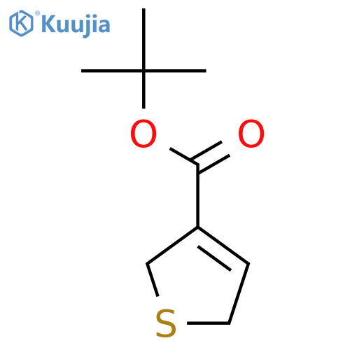 tert-butyl 2,5-dihydrothiophene-3-carboxylate structure