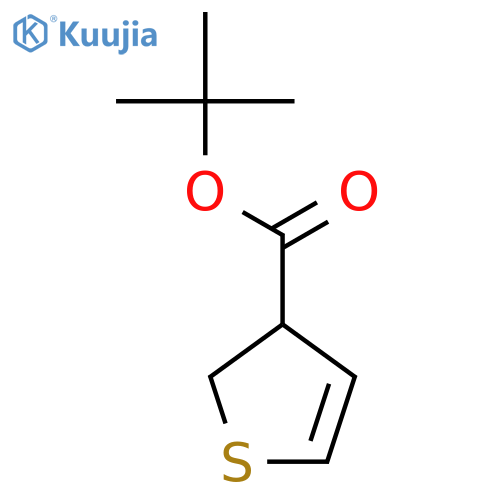 3-THIOPHENECARBOXYLIC ACID, 2,3-DIHYDRO-, 1,1-DIMETHYLETHYL ESTER structure