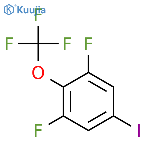 Benzene, 1,3-difluoro-5-iodo-2-(trifluoromethoxy)- structure