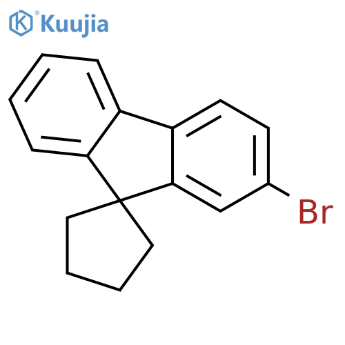 Spiro[cyclopentane-1,9'-[9H]fluorene], 2'-bromo- structure