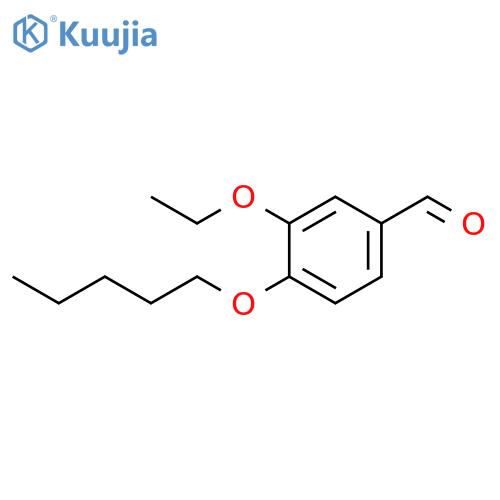 3-Methoxy-4-(pentyloxy)benzaldehyde structure