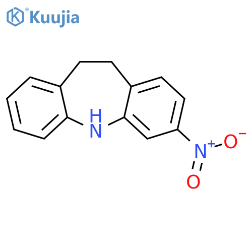 3-NITRO-10,11-DIHYDRO-5H-DIBENZO[B,F]AZEPINE structure