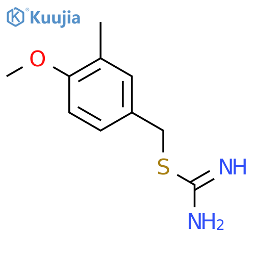 Carbamimidothioic acid,(4-methoxy-3-methylphenyl)methyl ester structure