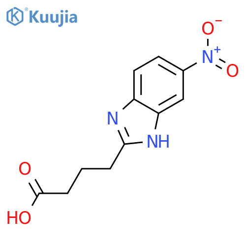 4-(5-Nitro-1H-benzoimidazol-2-yl)-butyric acid structure