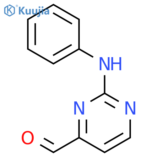 2-(Phenylamino)pyrimidine-4-carbaldehyde structure