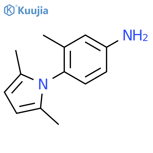 4-(2,5-Dimethyl-pyrrol-1-yl)-3-methyl-phenylamine structure