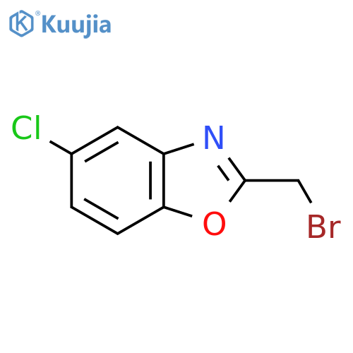 2-(Bromomethyl)-5-chlorobenzo[d]oxazole structure
