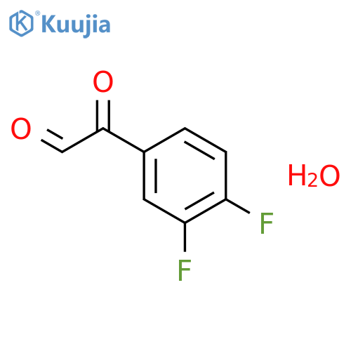 2-(3,4-Difluorophenyl)-2-oxoacetaldehyde structure