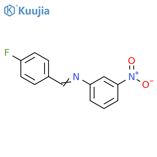 N-(3-Nitrophenyl)-4-fluorobenzenemethanimine structure