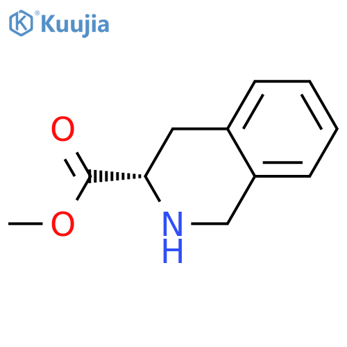 methyl (3S)-1,2,3,4-tetrahydroisoquinoline-3-carboxylate structure