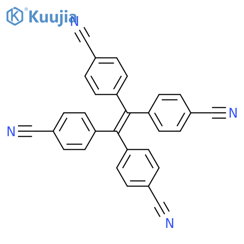 4-[1,2,2-Tris(4-cyanophenyl)ethenyl]benzonitrile structure