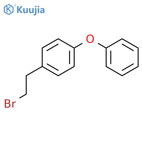 1-(2-bromoethyl)-4-phenoxybenzene structure