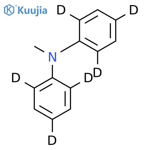 Diphenyl-2,2',4,4',6,6'-d6-methylamine structure