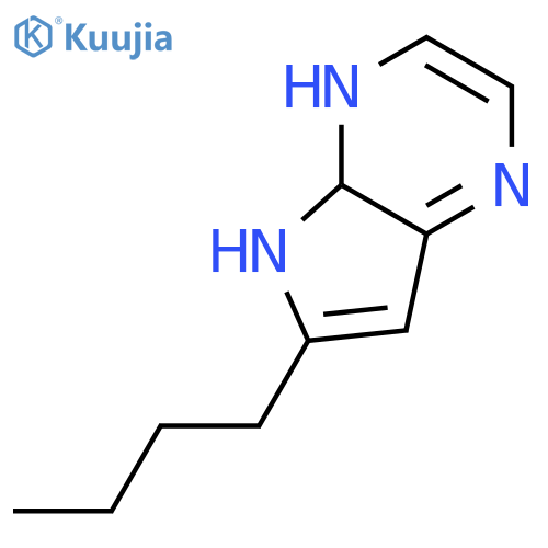 4H-PYRROLO[2,3-B]PYRAZINE, 6-BUTYL- structure