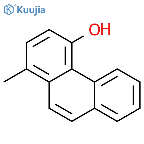 4-Phenanthrenol,1-methyl- structure