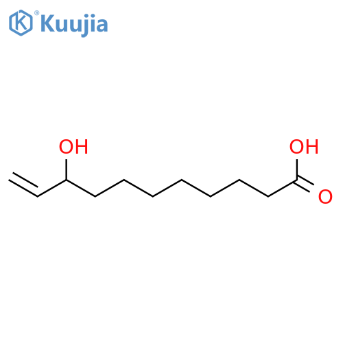9-hydroxy-10-undecenoic acid structure