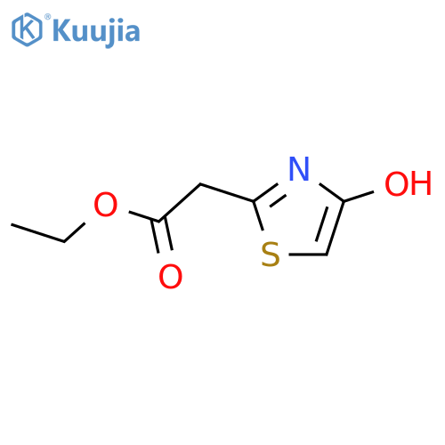 ethyl 2-(4-hydroxy-1,3-thiazol-2-yl)acetate structure