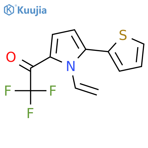 Ethanone, 1-[1-ethenyl-5-(2-thienyl)-1H-pyrrol-2-yl]-2,2,2-trifluoro- structure