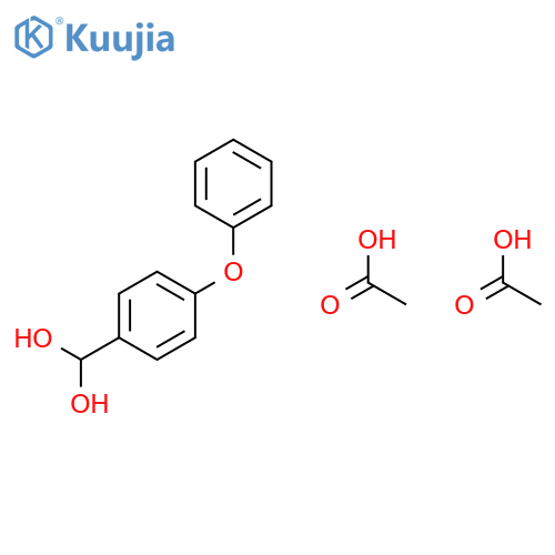 METHANEDIOL, (4-PHENOXYPHENYL)-, DIACETATE structure