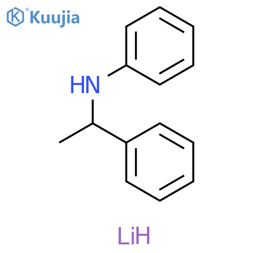 Benzenemethanamine, α-methyl-N-phenyl-, lithium salt (1:1) structure