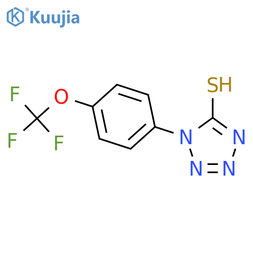 1-4-(Trifluoromethoxy)phenyl-1H-1,2,3,4-tetrazole-5-thiol structure