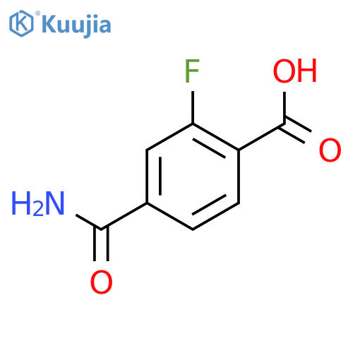2-Fluoroterephthalamic acid structure
