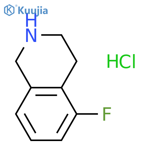 5-Fluoro-1,2,3,4-tetrahydroisoquinoline hydrochloride structure