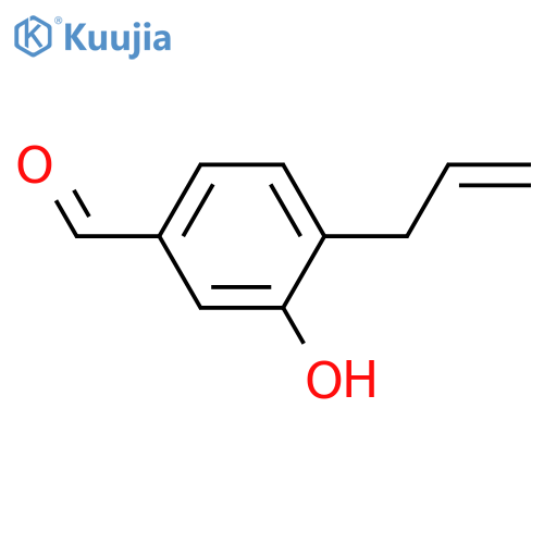 Benzaldehyde, 3-hydroxy-4-(2-propen-1-yl)- structure