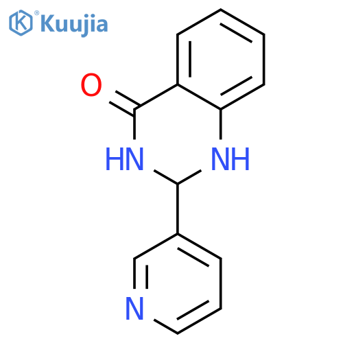 4(1H)-Quinazolinone, 2,3-dihydro-2-(3-pyridinyl)- structure