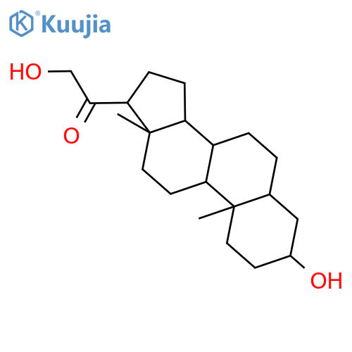 (3beta,5beta)-3,21-Dihydroxypregnan-20-one structure