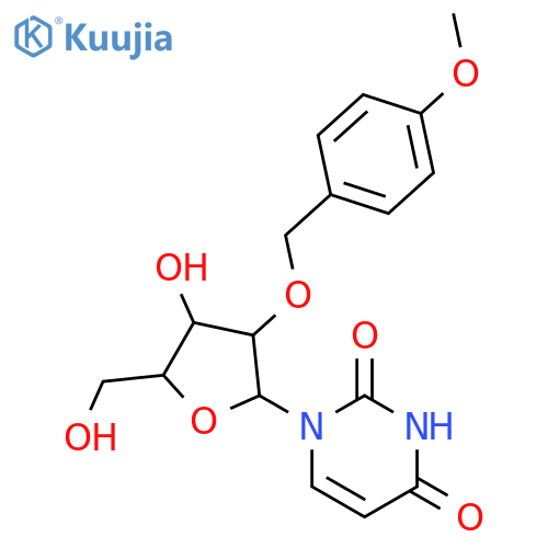 Uridine, 2'-O-[(4-methoxyphenyl)methyl]- structure