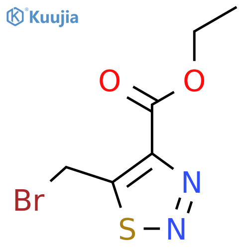 Ethyl 5-Bromomethyl-1,2,3thiadiazole-4-carboxylate structure