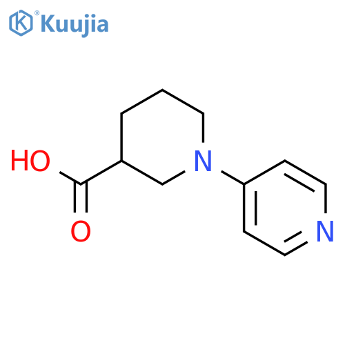 1-Pyridin-4-ylpiperidine-3-carboxylic Acid structure