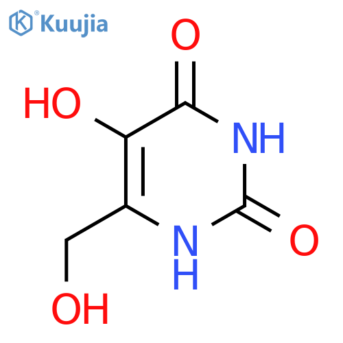 6-(Hydroxymethyl)-5-hydroxyuracil structure
