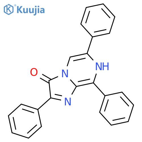 IMIDAZO[1,2-A]PYRAZIN-3(7H)-ONE, 2,6,8-TRIPHENYL- structure