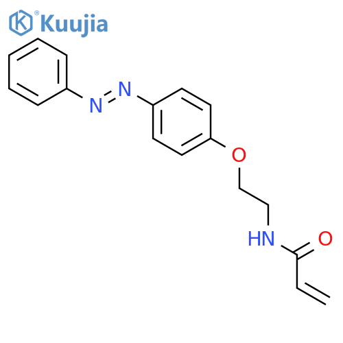 2-PROPENAMIDE, N-[2-[4-(PHENYLAZO)PHENOXY]ETHYL]- structure