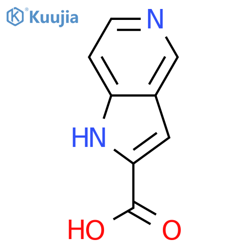 1H-Pyrrolo[3,2-c]pyridine-2-carboxylic acid structure