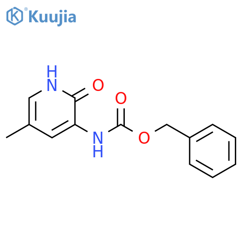benzyl N-(2-hydroxy-5-methylpyridin-3-yl)carbamate structure