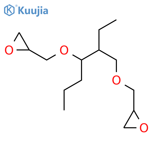 Oxirane, 2,2'-[(2-ethyl-1-propyl-1,3-propanediyl)bis(oxymethylene)]bis- structure
